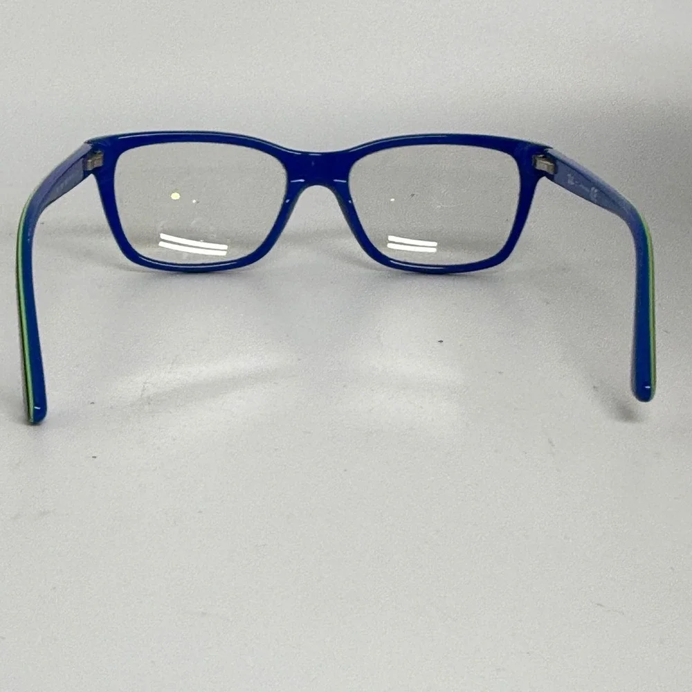 Ray Ban Kids‎ Eyeglasses RB 1536 3600 Black Blue Green Rectangular Frames 21045